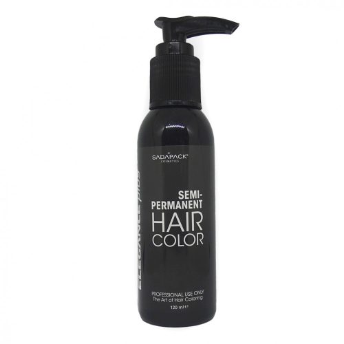 ELEGANCE PLUS SEMI PERMANENT HAIR COLOR BLACK 120 ML