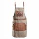 BANDIDO BROWN LEATHER BARBER APRON