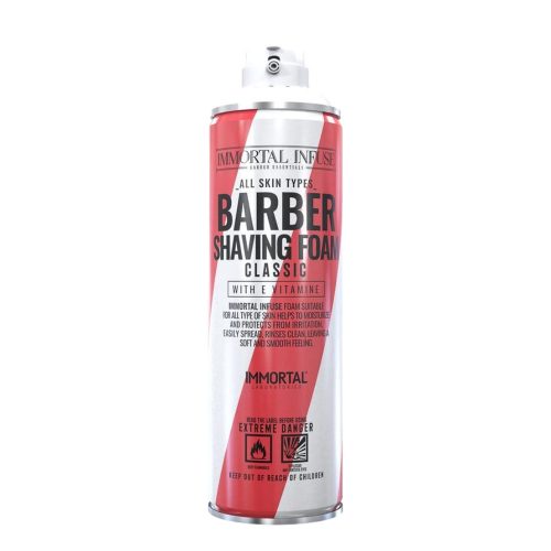 IMMORTAL INFUSE BARBER SHAVING FOAM CLASSIC 500ML